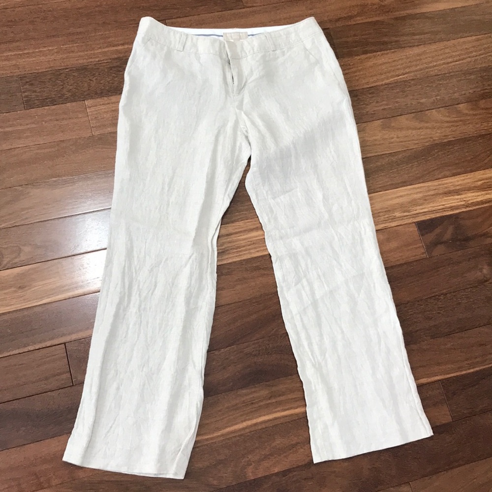 NWOT Banana Republic Martin Fit Linen Pants